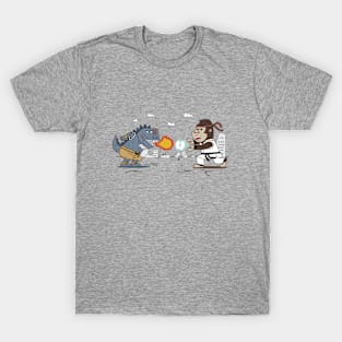 Street Fighter, Godzilla vs King Kong T-Shirt